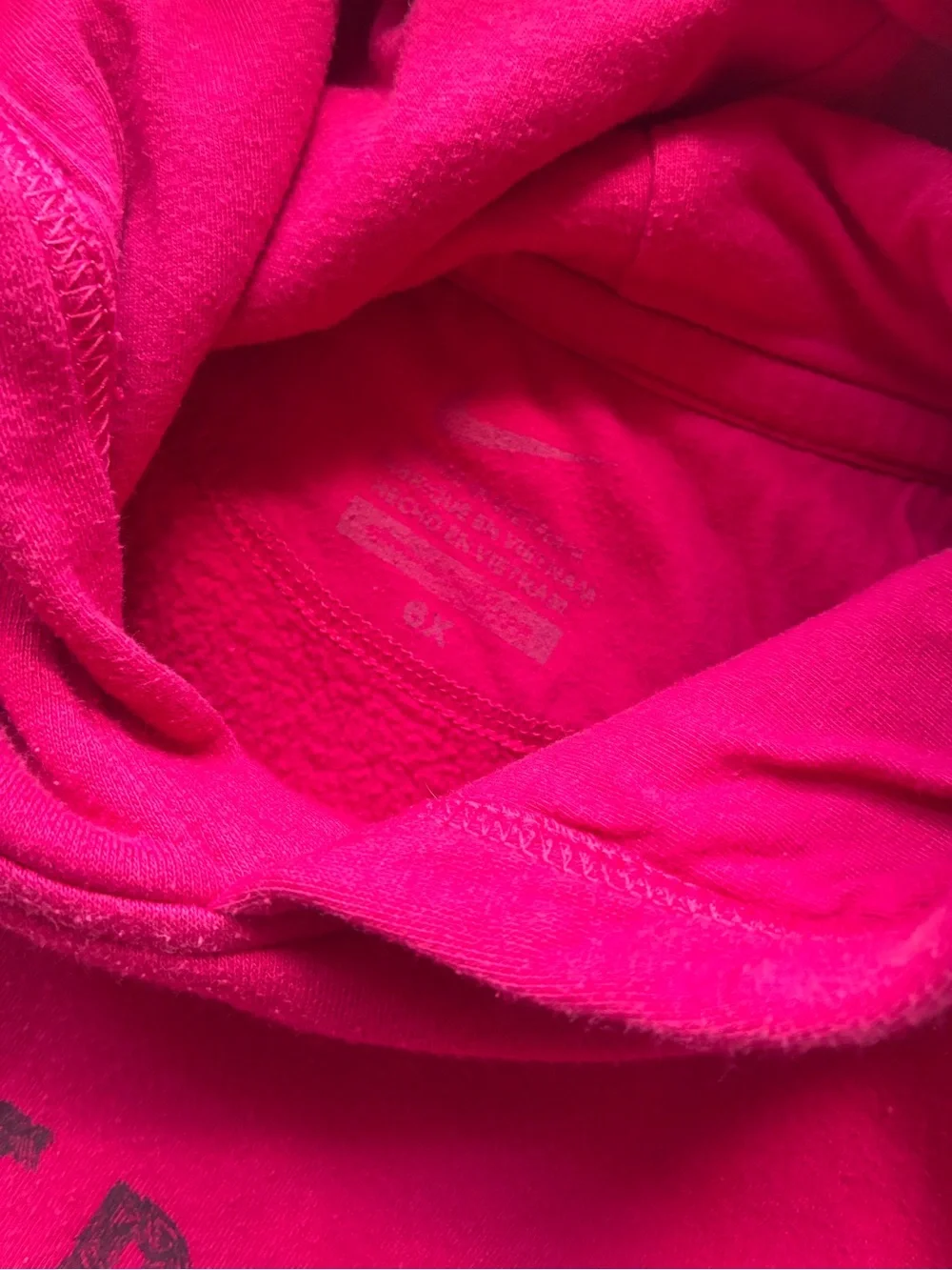 PINK Victoria's Secret Kids' Hooded Sweatshirt - Bright Pink